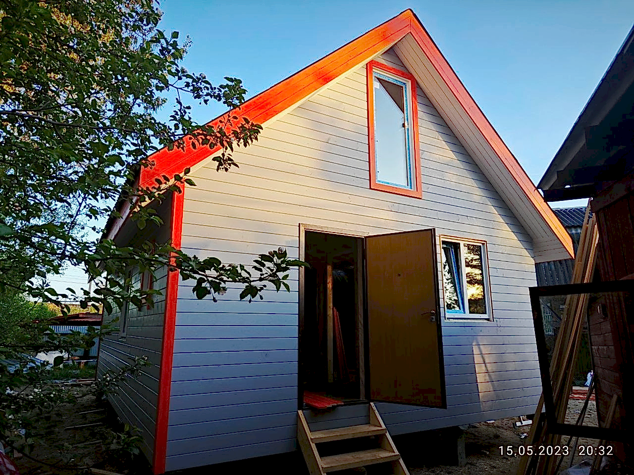 Каркасный дом 8х6 Горелово