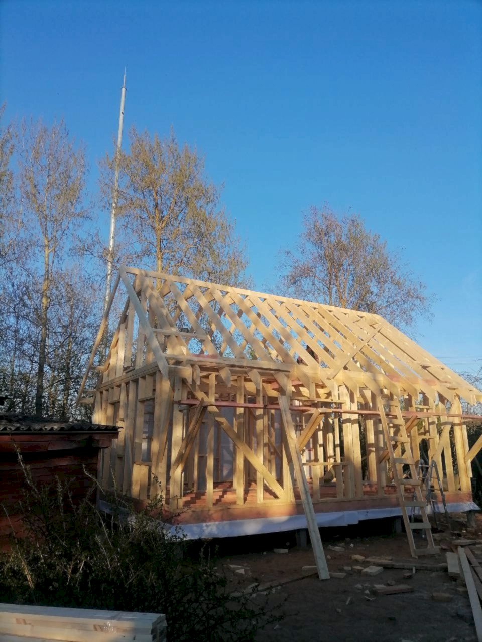 Каркасный дом 8х6 Горелово