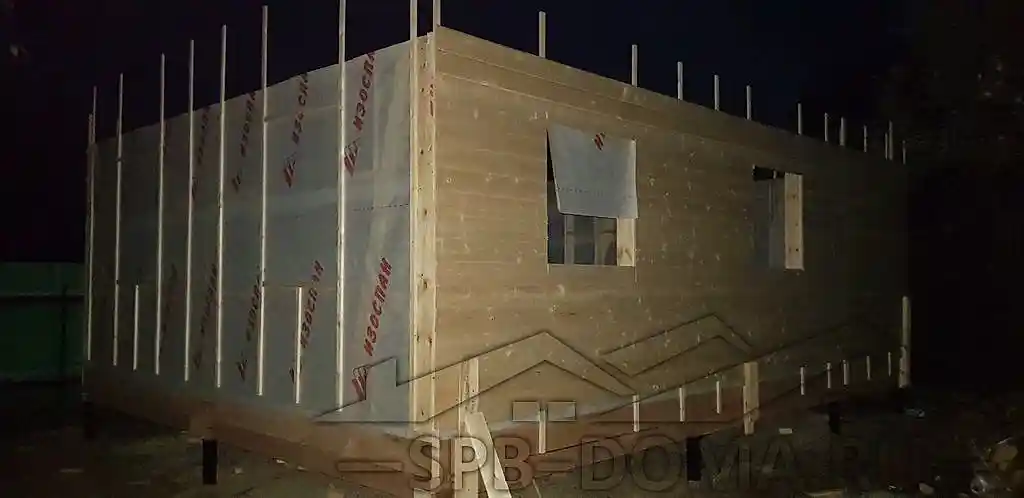 Каркасный дом 6х8 в Вырице