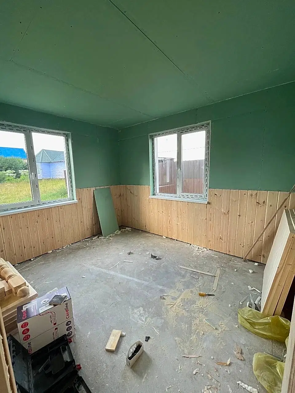 Каркасный дом 8х8 в Петрово