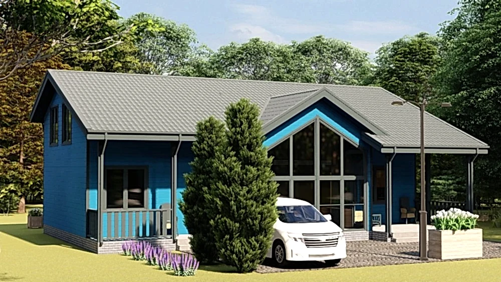 Каркасный дом 14,5х9 м «Ляскеля»