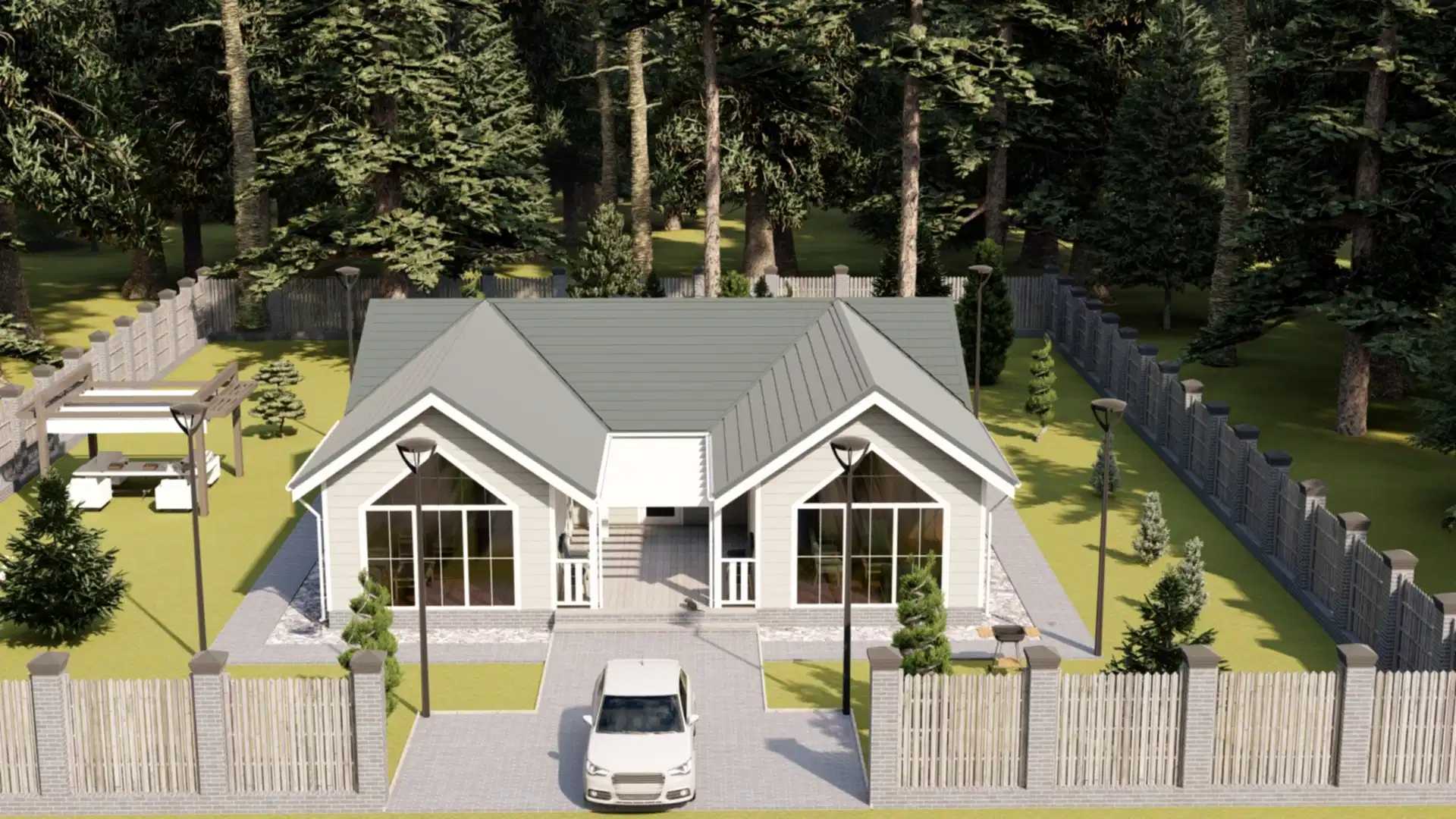 Каркасный дом 13х13 м «Игра» Каркасный дом 13х13 м «Игра»