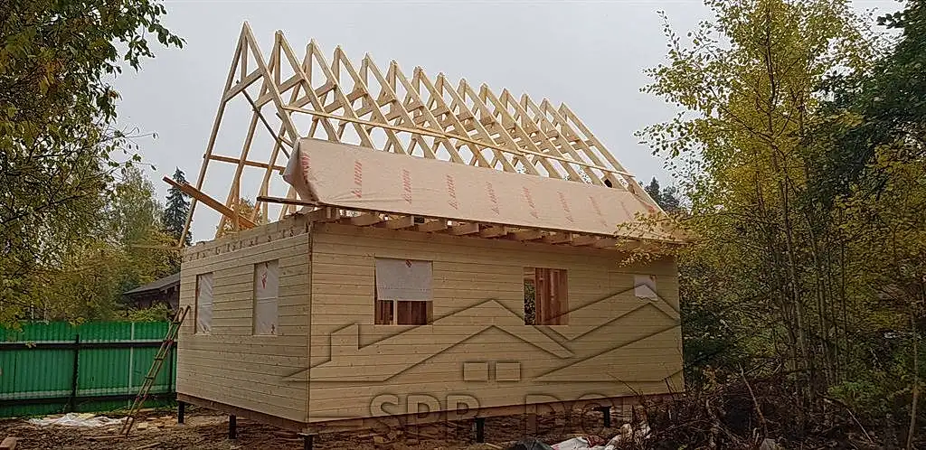 Каркасный дом 6х8 в Вырице