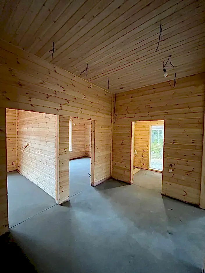 Каркасный дом 9х12 в Стеклянный ручей