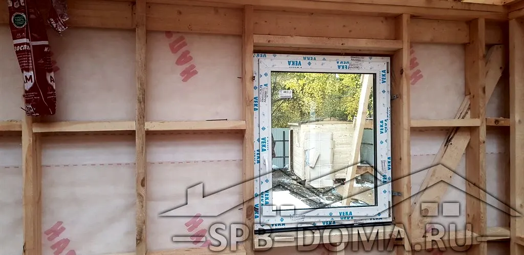 Каркасный дом 6х8 в Вырице