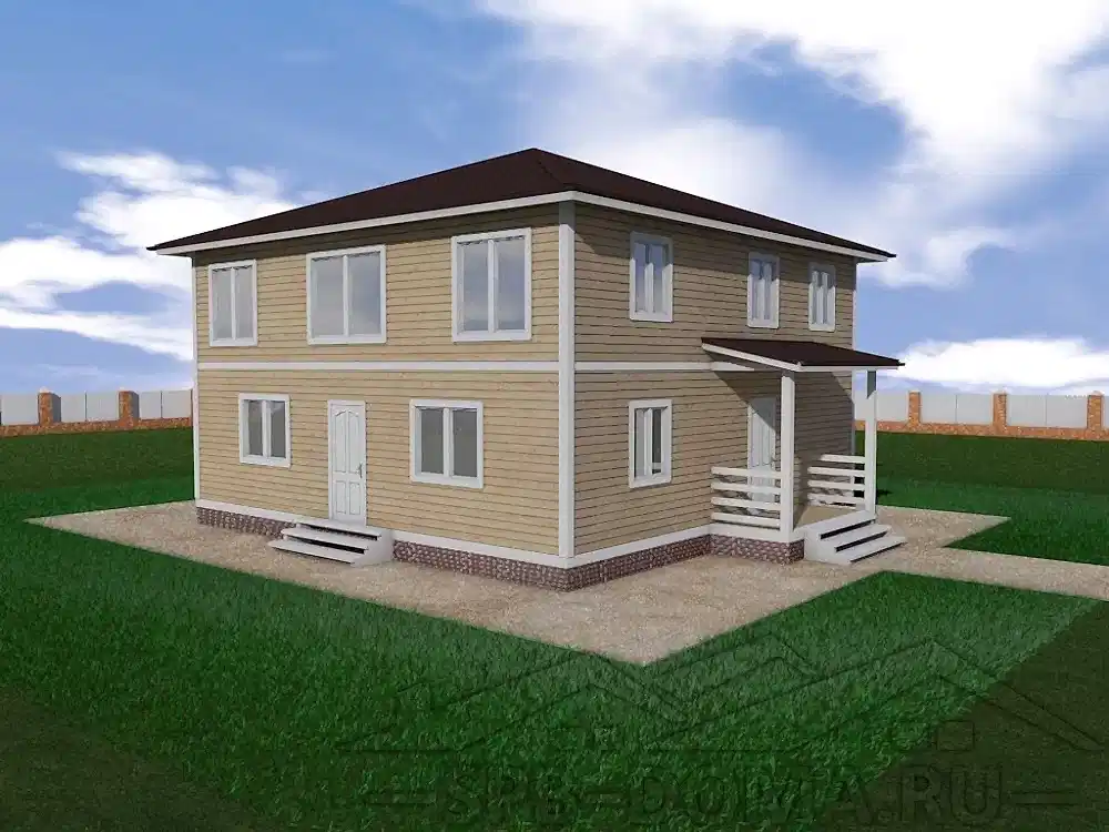 Сруб дома «Молодежное»