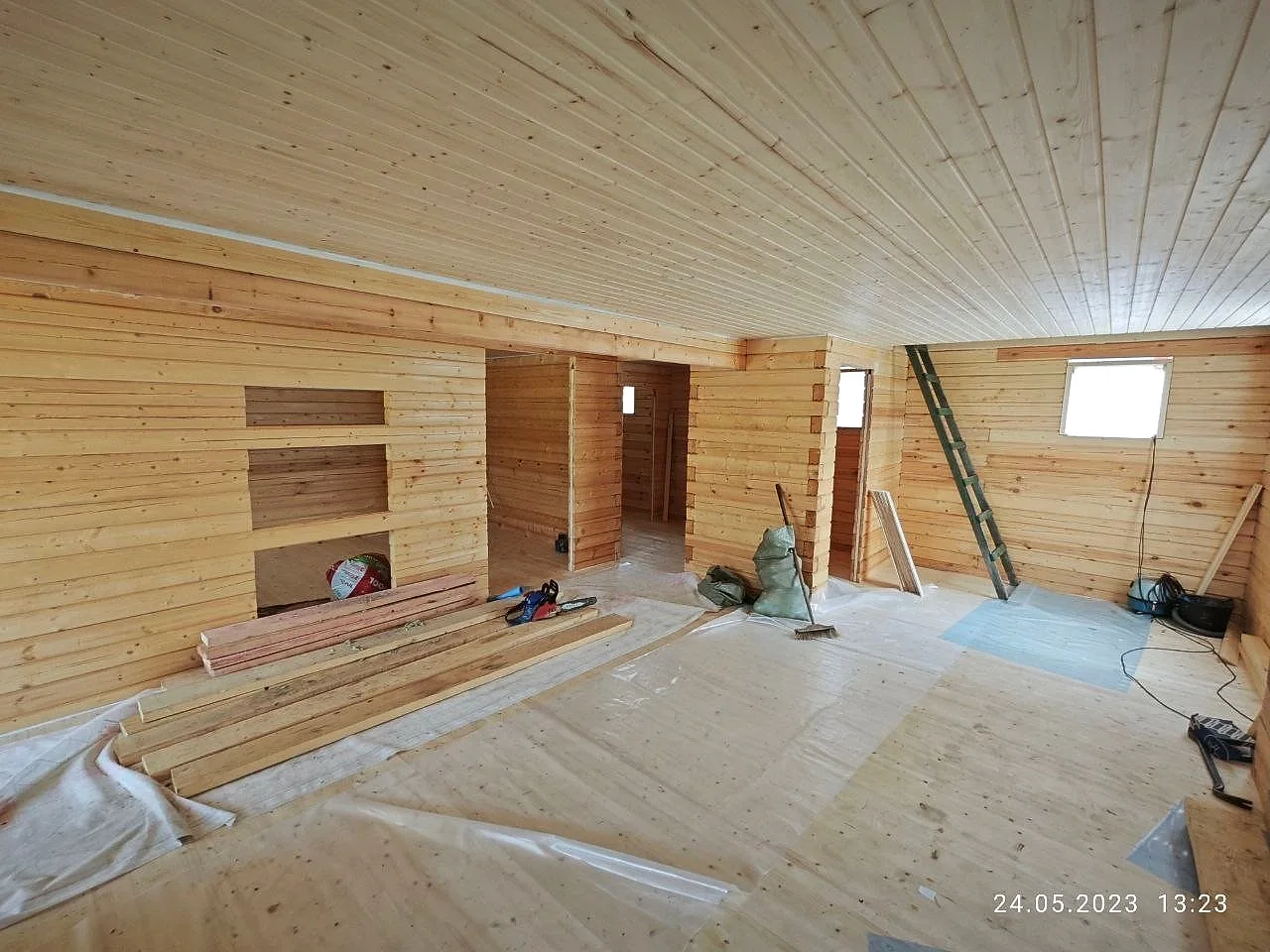 Дом из бруса 8х8 Ольгино