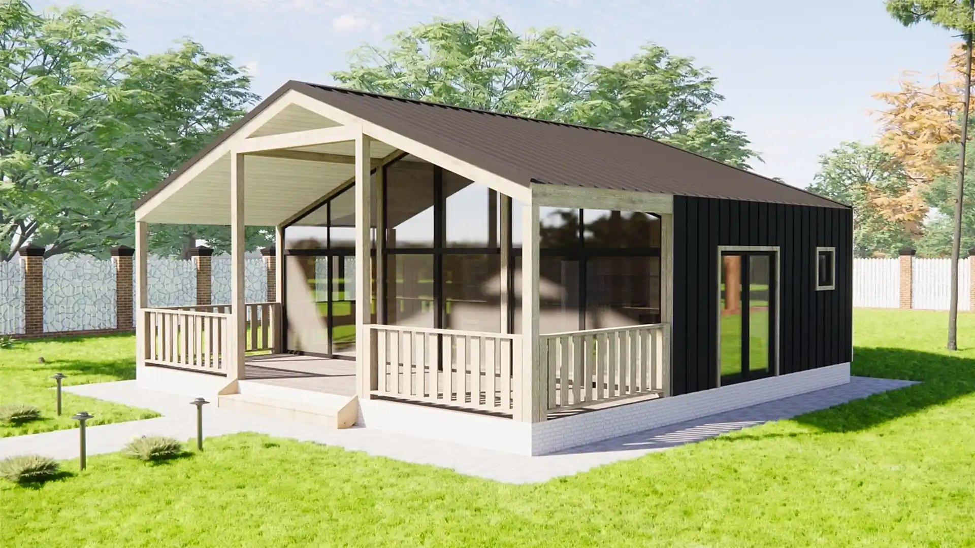 Каркасный дом 9х9 м «Ваганово»