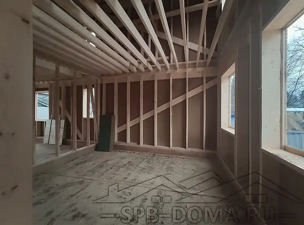 Каркасный дом 10х10 во Всеволожске