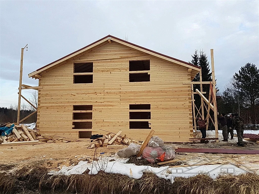 Дом из бруса 11х11 в Портосиках