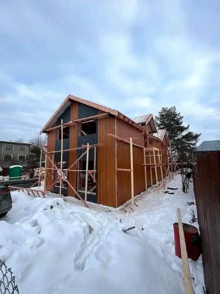 Каркасный дом 15х19 в Красном селе