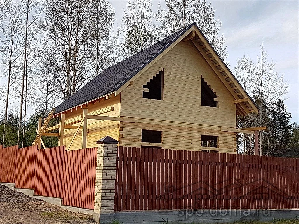 Дом из бруса 6х10 Финский Хутор