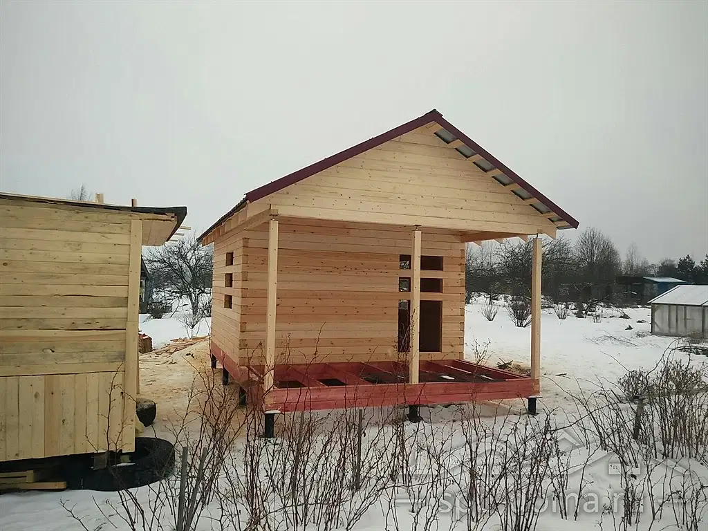 Дом из бруса 4х6 в Васкелово