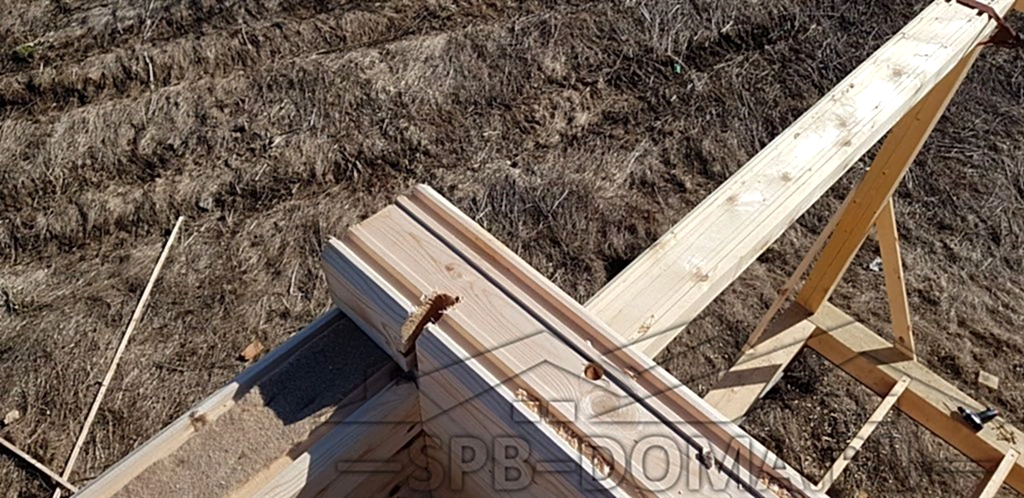 Дом из бруса в п. Ропша