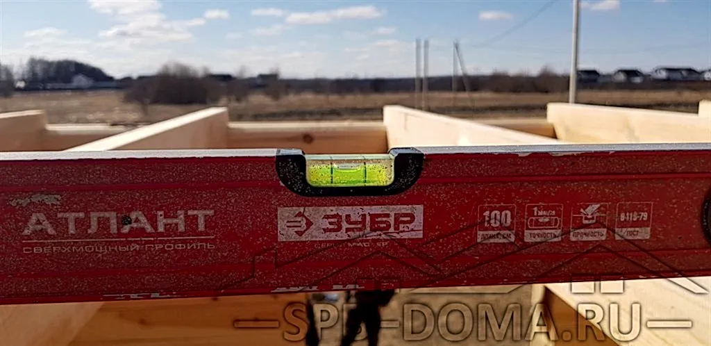 Дом из бруса в п. Ропша