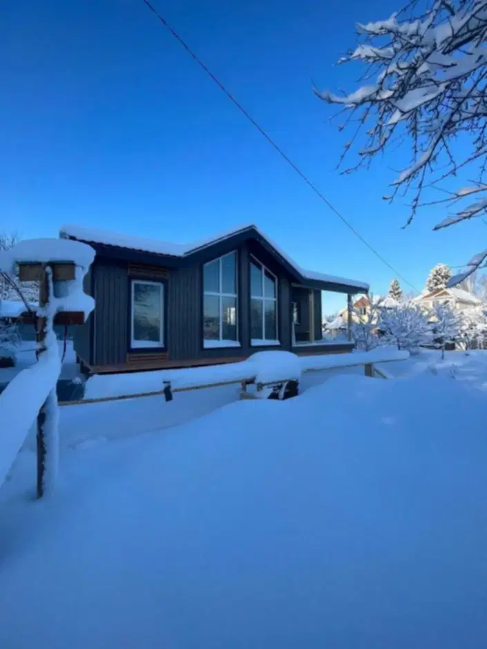 Каркасный дом 9х12 в Петяярви