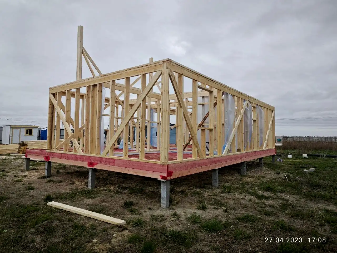 Каркасный дом 8х10 в Монделево