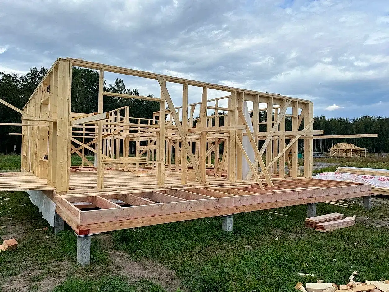 Каркасный дом 6х12 в Сердце Вуоксы