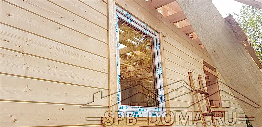 Каркасный дом 6х8 в Вырице