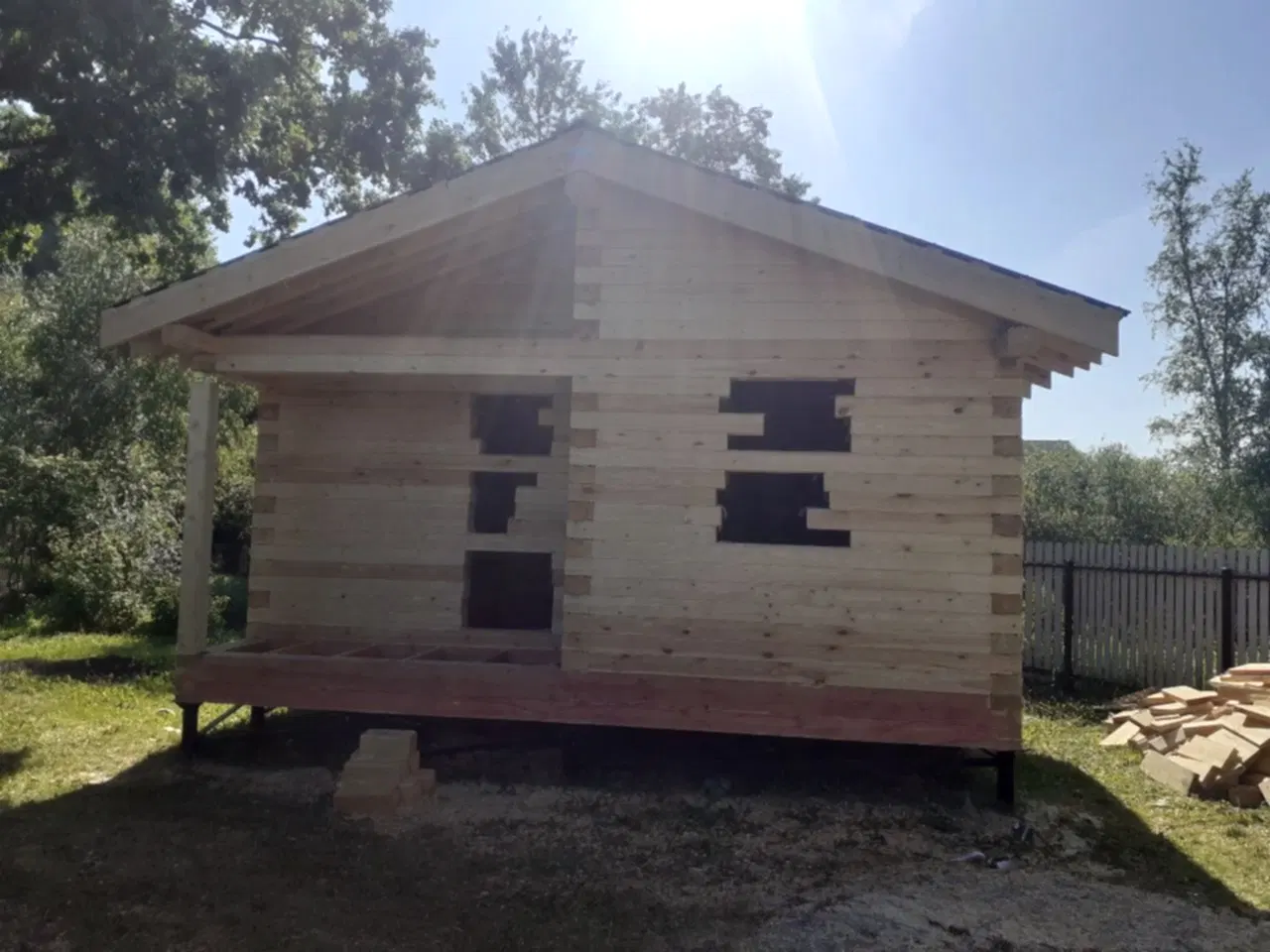 Сруб под усадку 6х6 Кобралово