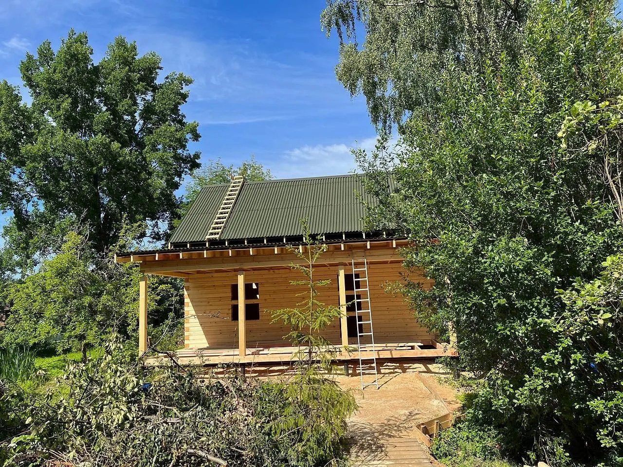 Сруб из бруса 8х6 Пеники