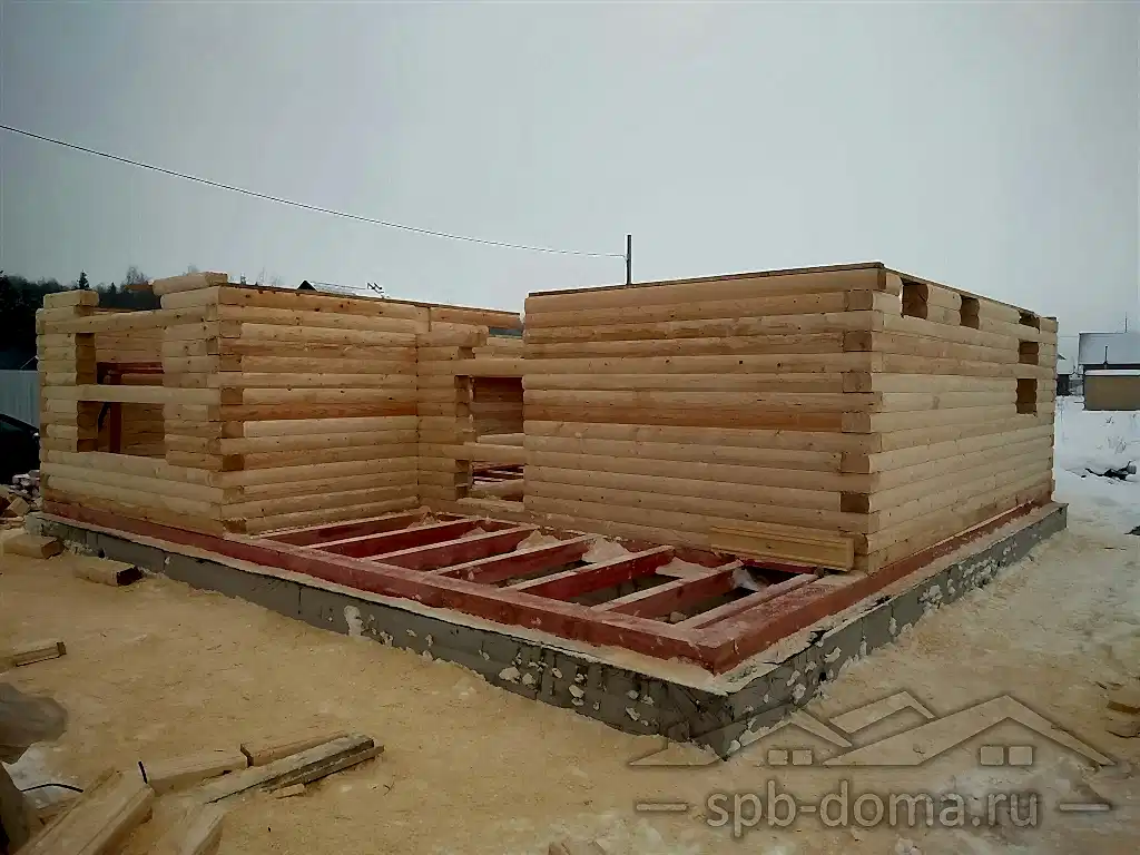 Дом из бруса 8х8 в Дятлицах