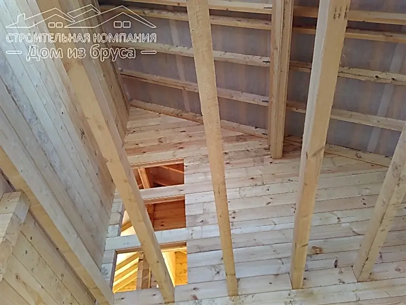 Дом из бруса 9х9,5 в снт Самсоновка