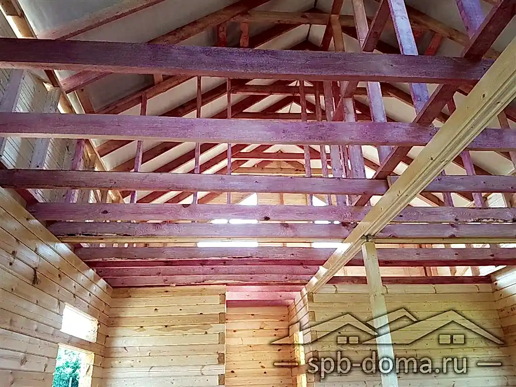 Дом из бруса 8х9 Сясьстрой