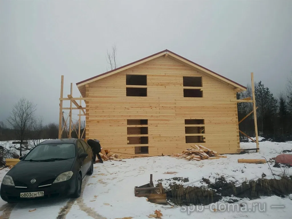 Дом из бруса 11х11 в Портосиках