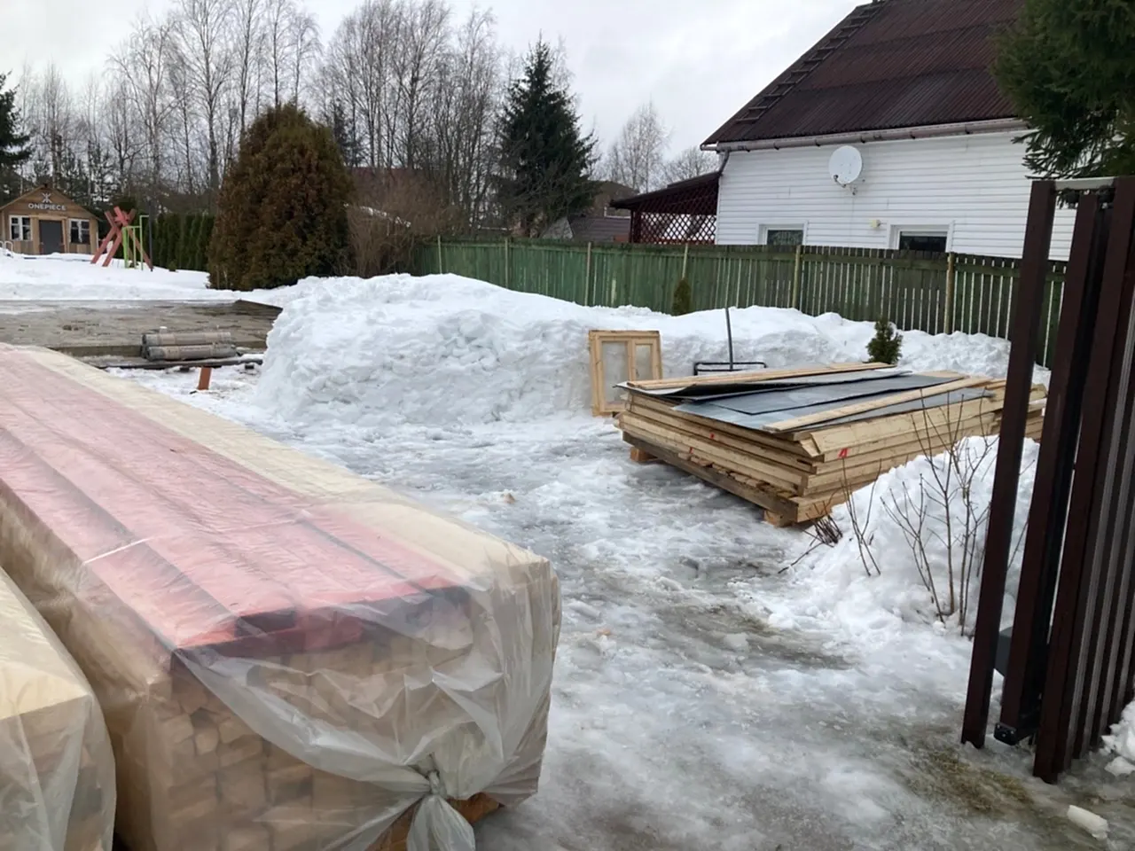 Каркасный дом 9х9 в Кискелово