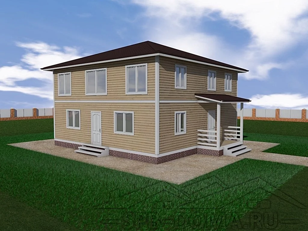 Сруб дома «Молодежное»