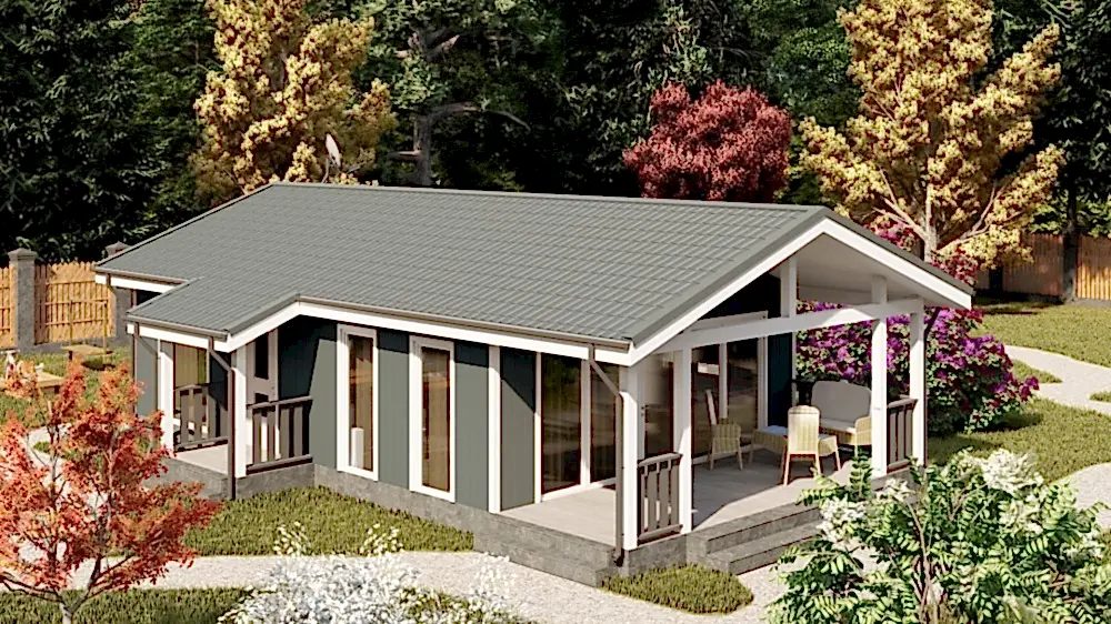 Каркасный дом 6,5х12 м «Витино» Каркасный дом 6,5х12 м «Витино»