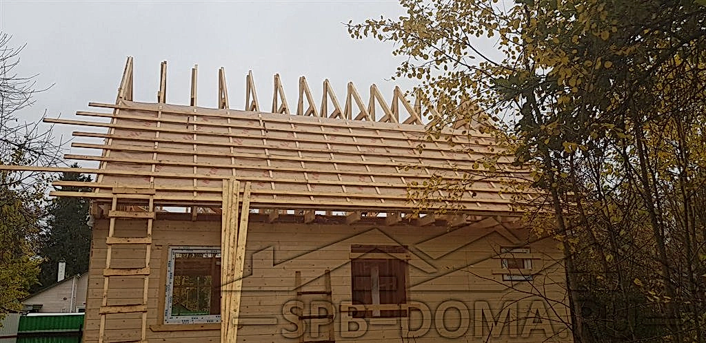 Каркасный дом 6х8 в Вырице