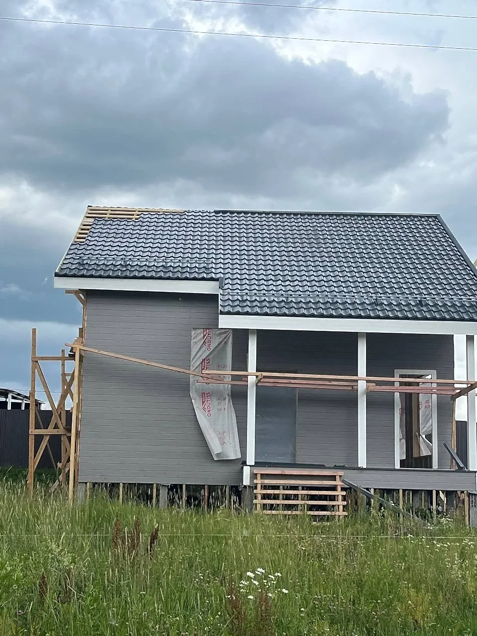 Каркасный дом 8х8 в Петрово