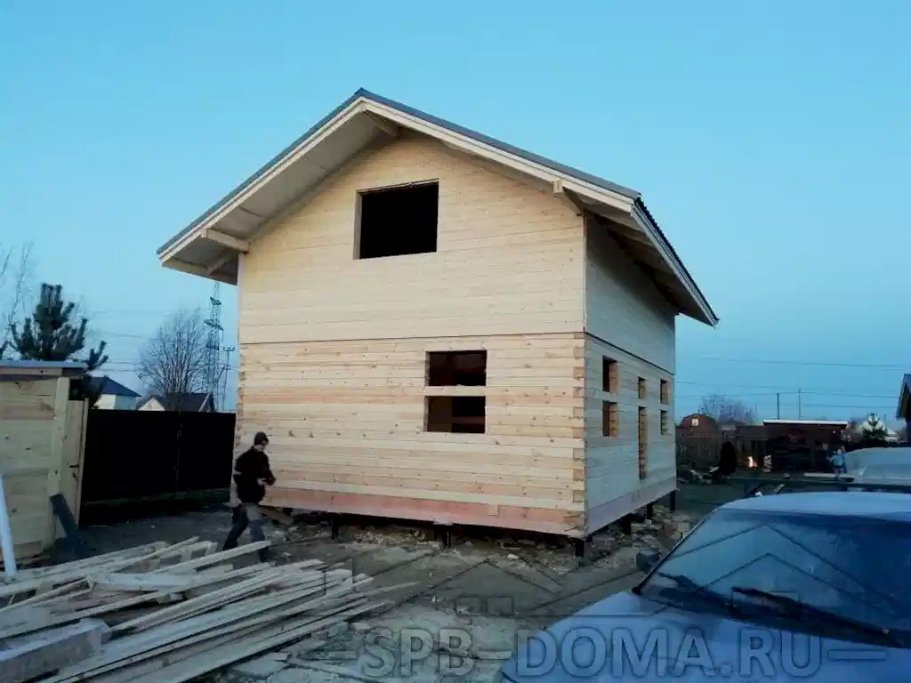 Дом из бруса дом 8х6 в Самсоновке