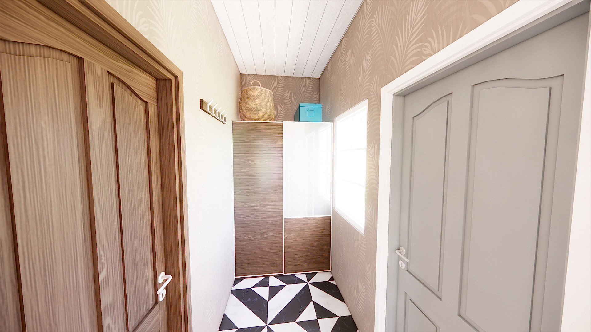 Сруб дома из профилированного бруса 6х9 м «Песочное»