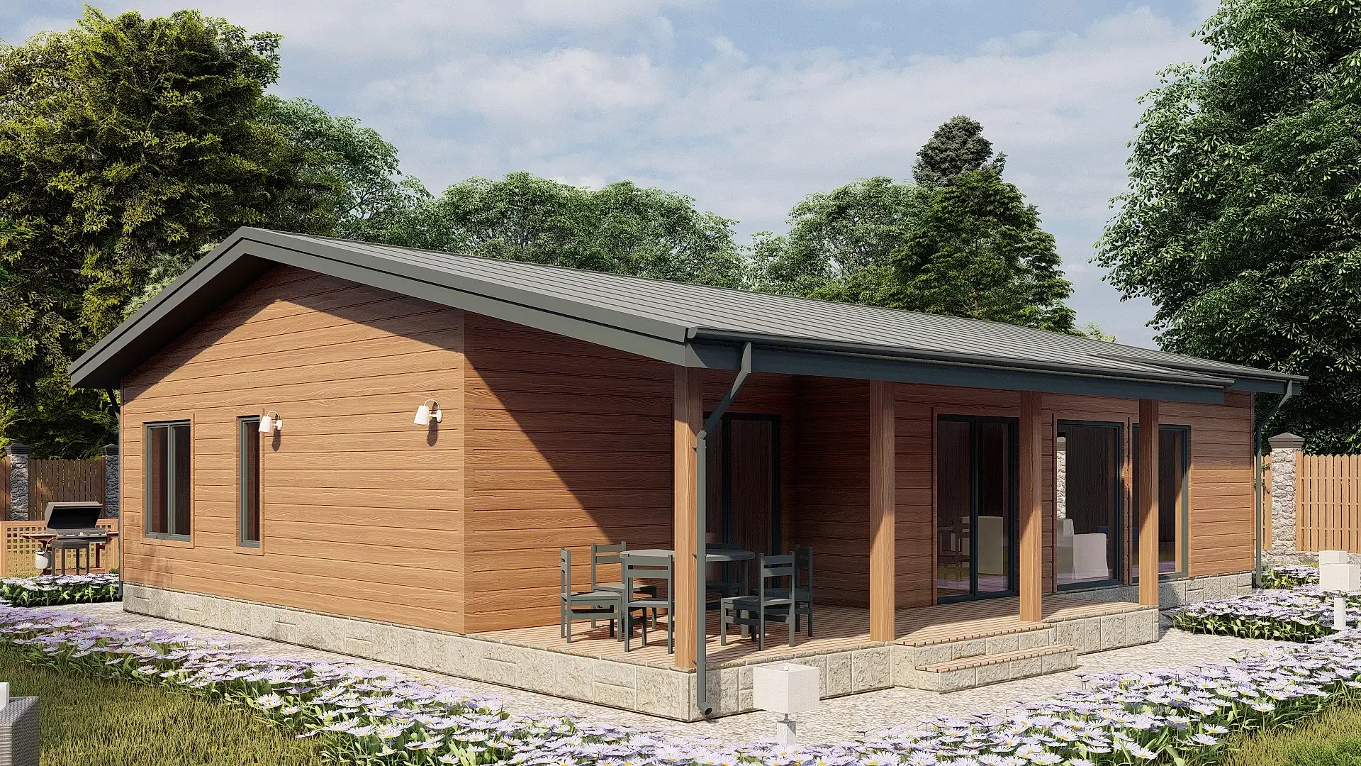 Каркасный дом 9,4х13 м «Батово»