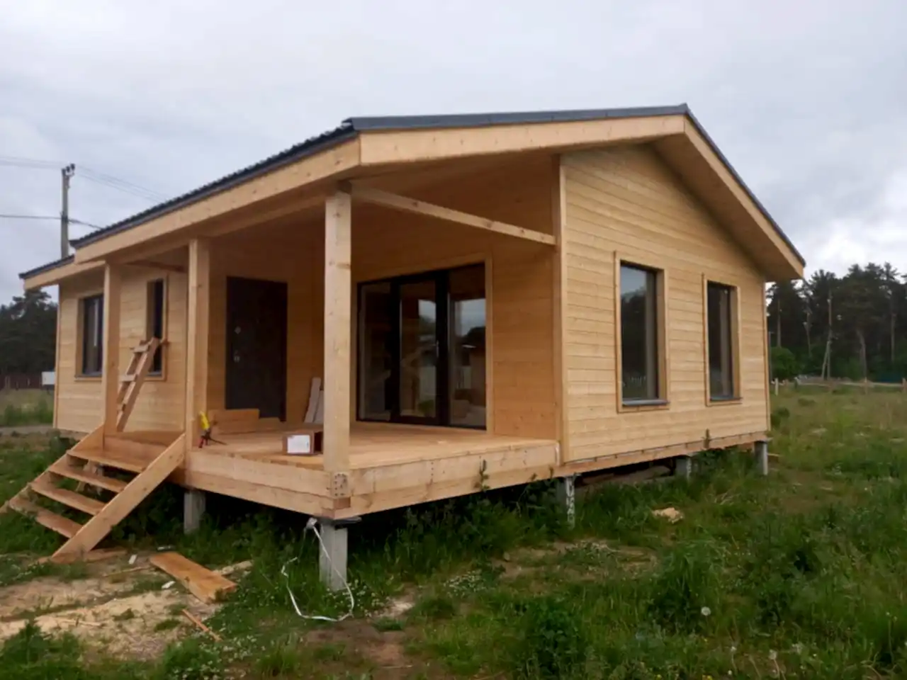 Каркасный дом 6х9 Саперное