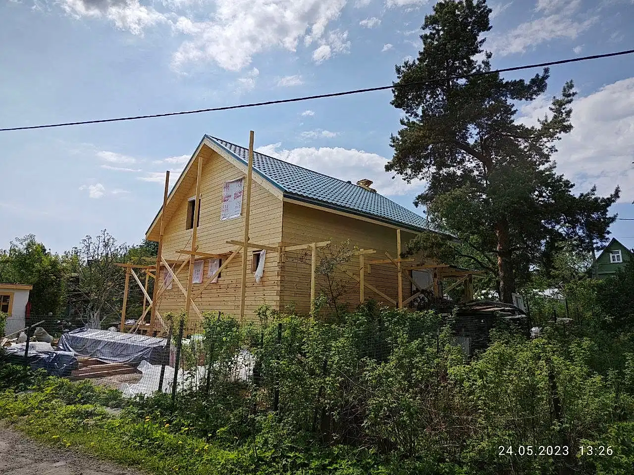 Дом из бруса 8х8 Ольгино