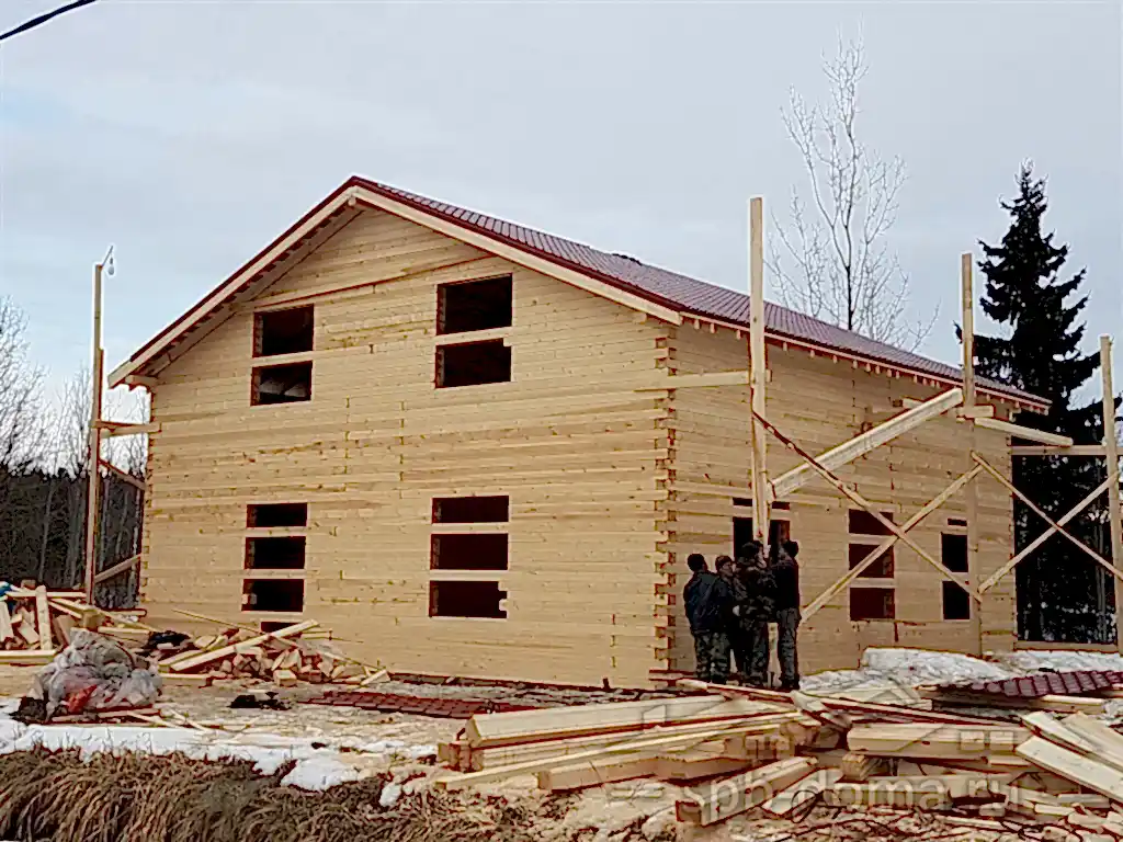 Дом из бруса 11х11 в Портосиках