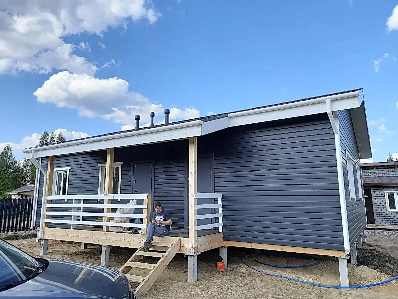 Каркасный дом 8х12 в Екатериновке