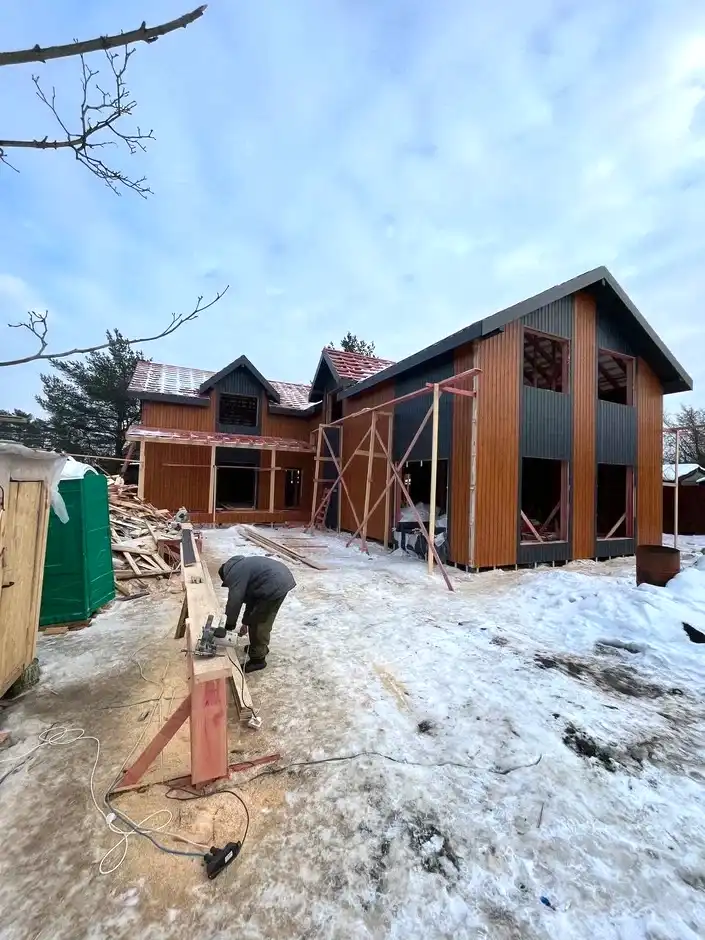 Каркасный дом 15х19 в Красном селе