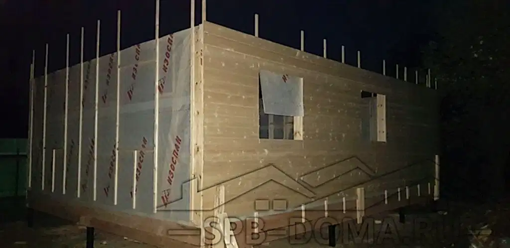 Каркасный дом 6х8 в Вырице