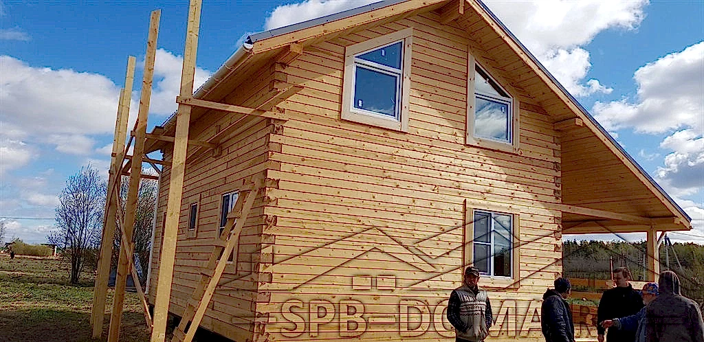 Дом из бруса в п. Ропша