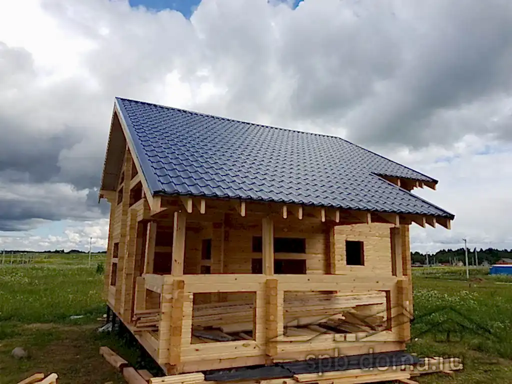 Дом из бруса 7х9 Лопухинка