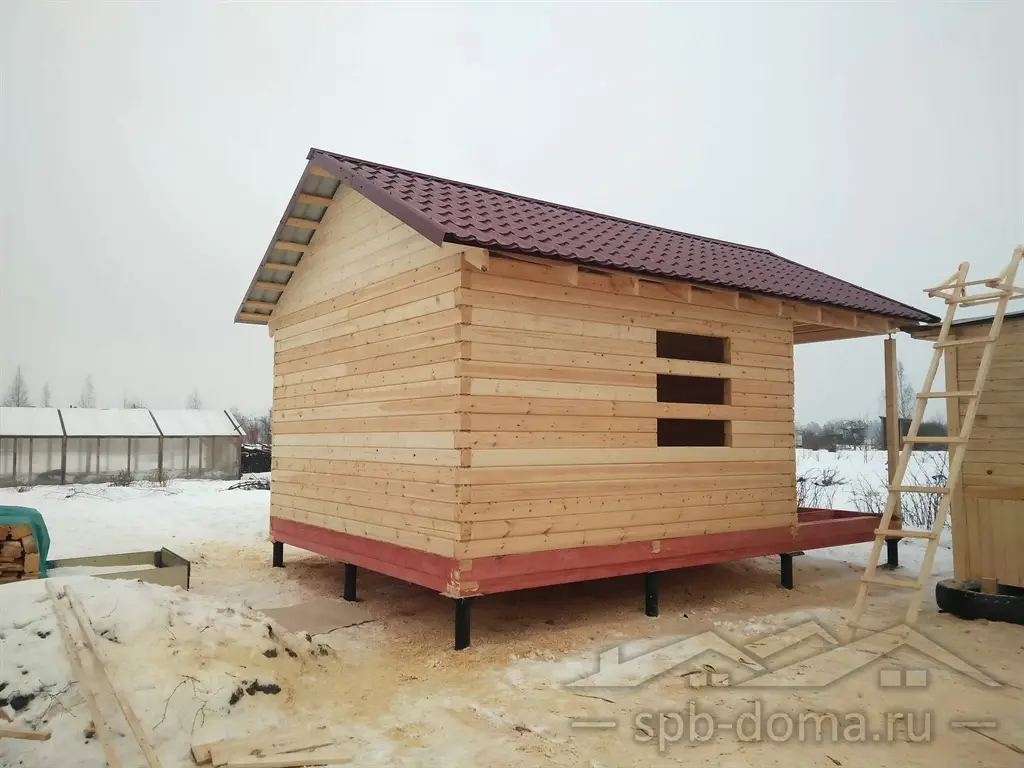 Дом из бруса 4х6 в Васкелово