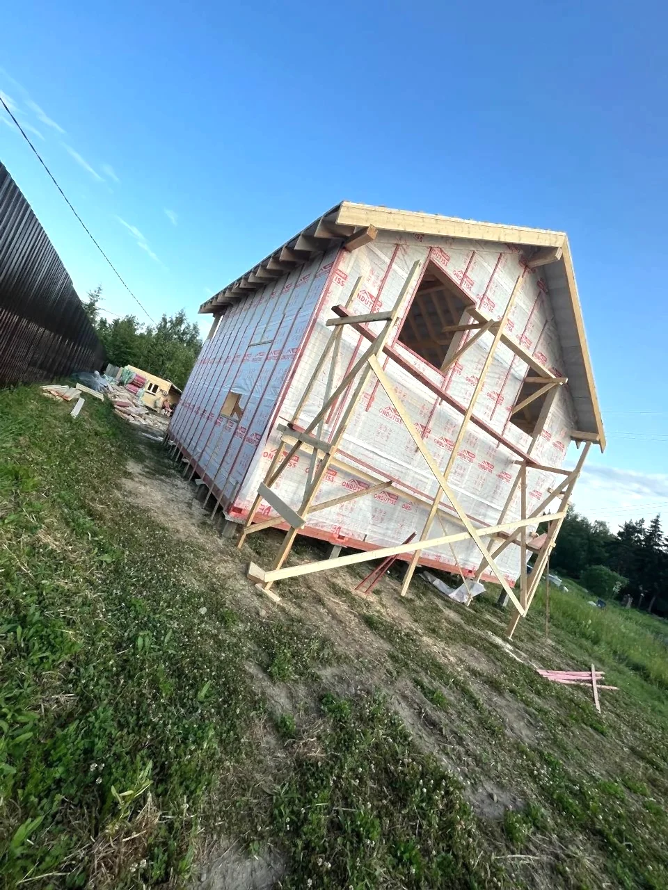 Каркасный дом 8х8 в Петрово