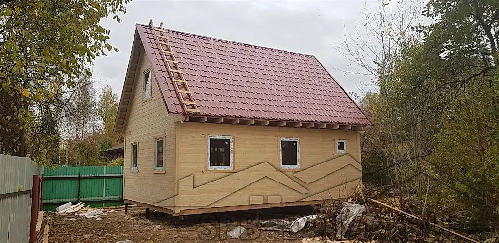 Каркасный дом 6х8 в Вырице