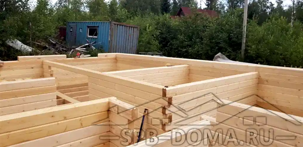 Дом из бруса 7х9 в Карасаари