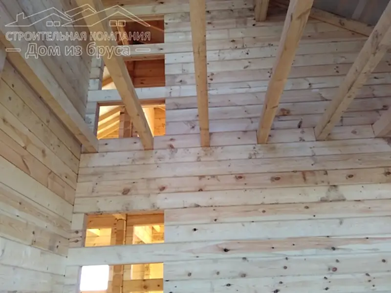 Дом из бруса 9х9,5 в снт Самсоновка
